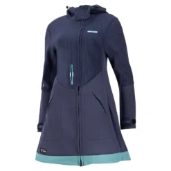 PROLIMIT Pure Girl Racer Jacket Flare Navy/Turquise - 34/XS -Deutschland Surf Neo Gear Verkaufs-Shop 402.05041.090 pure girl racer jacket flare navy turquise side