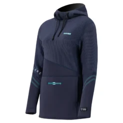 PROLIMIT Womens Hoodie Flare NAVY/TURQUOISE - 34/XS NAVY/TURQUOISE