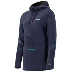PROLIMIT Womens Hoodie Flare NAVY/TURQUOISE - 34/XS NAVY/TURQUOISE -Deutschland Surf Neo Gear Verkaufs-Shop 402.05056.000 womens hoodie flare navy turquoise 1