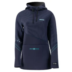 PROLIMIT Womens Hoodie Flare NAVY/TURQUOISE - 34/XS NAVY/TURQUOISE -Deutschland Surf Neo Gear Verkaufs-Shop 402.05056.000 womens hoodie flare navy turquoise 2