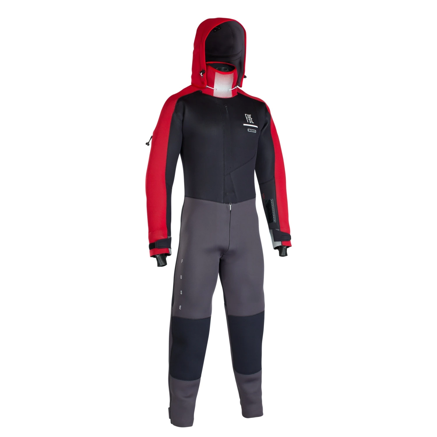 ION Trockenanzug Fuse Drysuit 4/3 Back Zip - Wetsuits 2023 - 52/L Black/red 1 ION Trockenanzug Fuse Drysuit 4/3 Back Zip - Wetsuits 2023 - 52/L Black/red