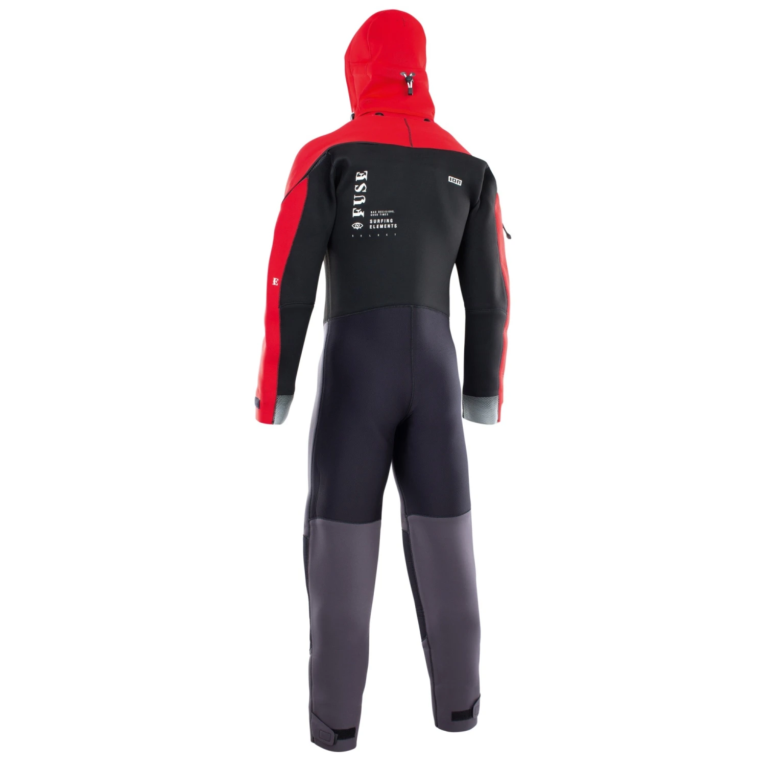 ION Trockenanzug Fuse Drysuit 4/3 Back Zip - Wetsuits 2023 - 52/L Black/red 2 ION Trockenanzug Fuse Drysuit 4/3 Back Zip - Wetsuits 2023 - 52/L Black/red – Bild 2