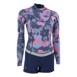 ION Neoprenanzug Amaze Shorty 2.0 LS Back Zip Damen Langarm 2023 - 34/XS 900 Black