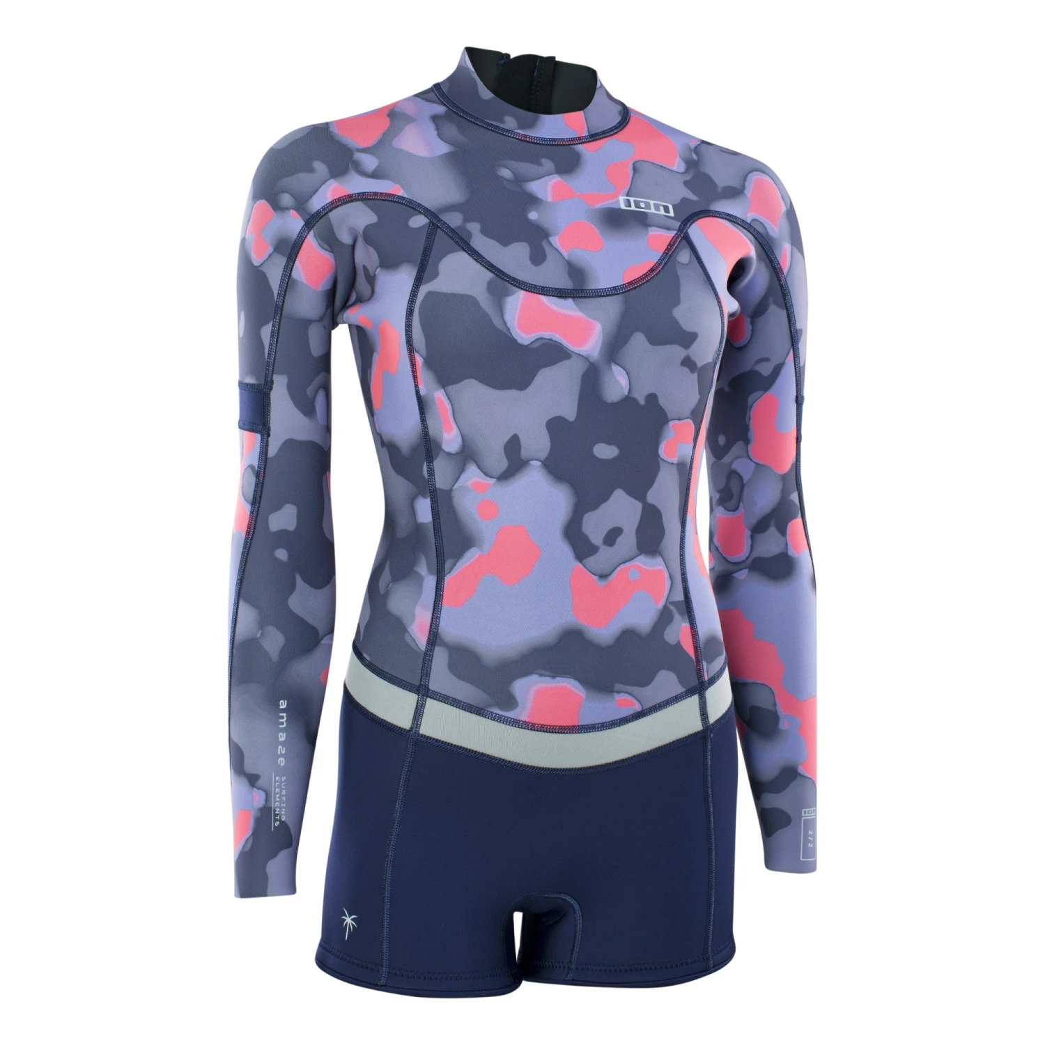 ION Neoprenanzug Amaze Shorty 2.0 LS Back Zip Damen Langarm 2023 - 34/XS 900 Black 1 ION Neoprenanzug Amaze Shorty 2.0 LS Back Zip Damen Langarm 2023 - 34/XS 900 Black