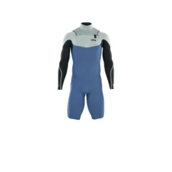 ION Neoprenanzug Element 2/2 Shorty LS Front Zip Herren Langarm 2023 - 46/XS 715 Cascade-blue -Deutschland Surf Neo Gear Verkaufs-Shop 48232 4490 6