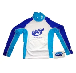 Katie Lycra Rashguard Langarm Kinder UV-Resistant - White/blue - 12